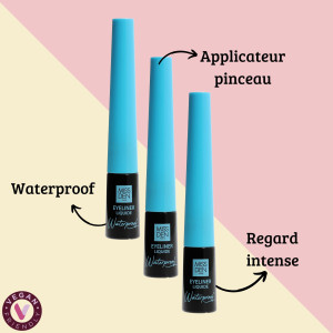 EYELINER LIQUIDE WATERPROOF avantages