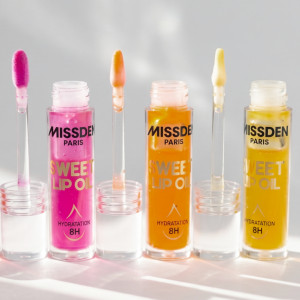 Gamme Sweet Lip Oil Missden – Huiles à lèvres fruitées et véganes