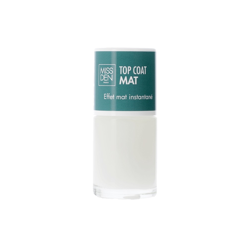 Vernis soin top coat mat