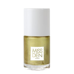 VERNIS COULEUR ABSOLUE 85% D'INGRÉDIENTS D'ORIGINE NATURELLE - 128 Doré - Miss den