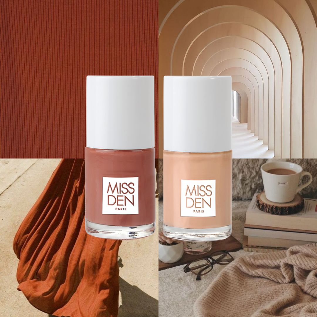 vernis nude pêche